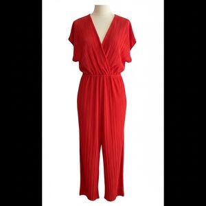 Anthropologie Micro-pleated Jumpsuit